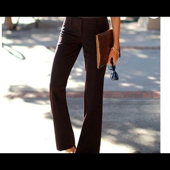 #119 LOFT Coco Brown Trousers - Picture 1 of 8